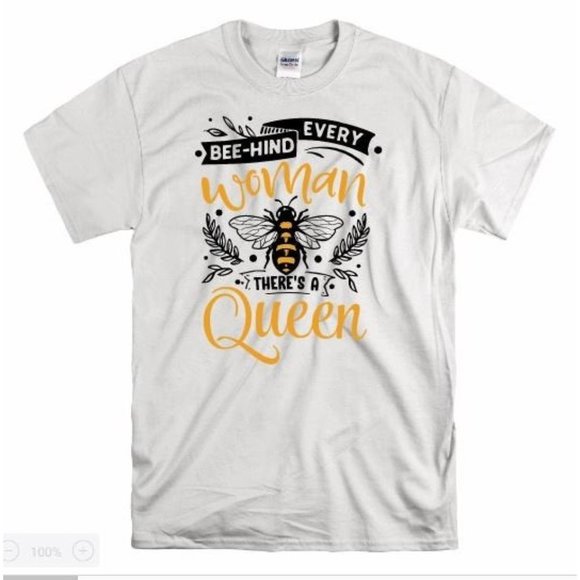 Behind Every Woman There Is A Queen T Shirt - Picture 1 of 7